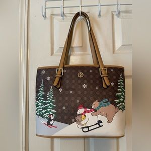Giani Bernini winter holiday tote